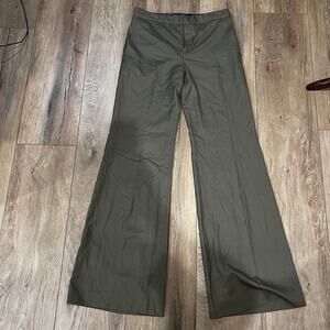 ETRO Women's Flared Trousers Size IT46/ US10 In Green